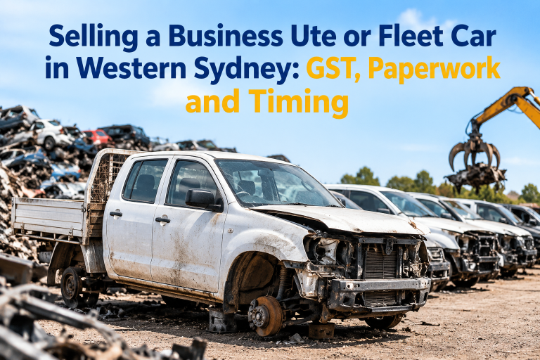 Selling a Business Ute or Fleet Car in Western Sydney GST, Paperwork and Timing